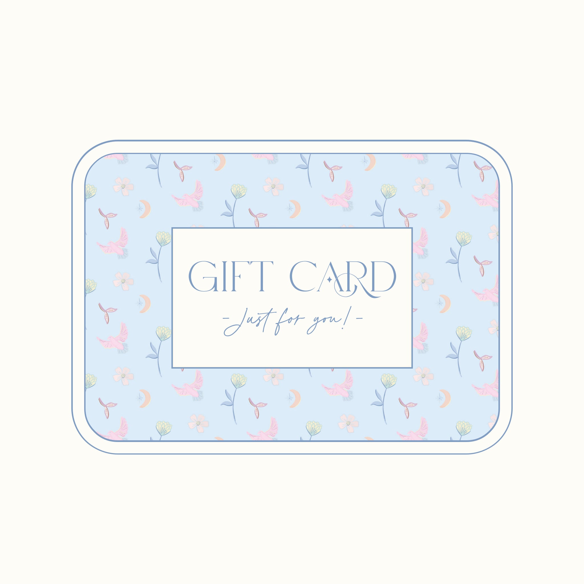 Intuitive Charms Gift Card Just for you