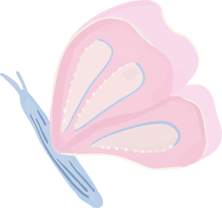 intuitive charms illustration butterfly